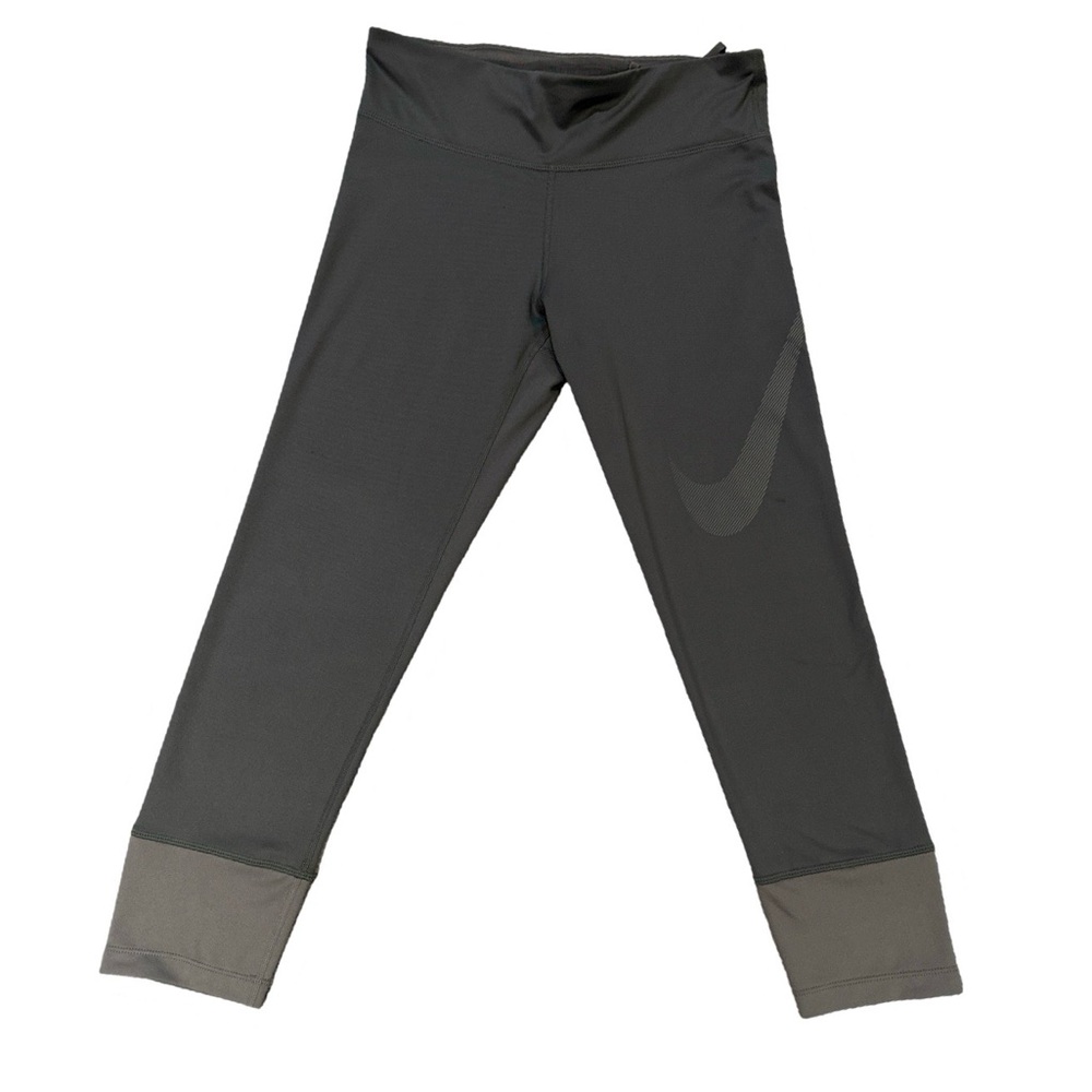 Nike Cropped Capri Grey Leggings Size Small